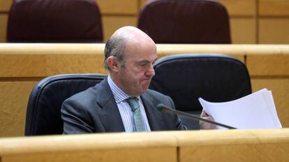 Spain's Economy Minister Luis de Guindos.