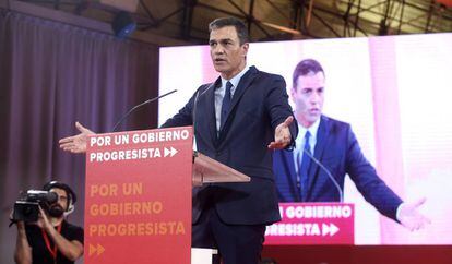 Acting Spanish PM Pedro Sánchez on Tuesday.