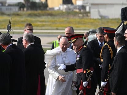 Pope Francis on arrival in Malta this Saturday.