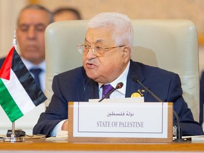 Palestinian president Mahmoud Abbas in November 2023.