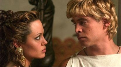 Angelina Jolie and Colin Farrell in 'Alexander.'