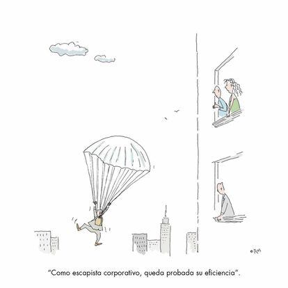 - As a form of corporate escape, it's certainly efficient.
