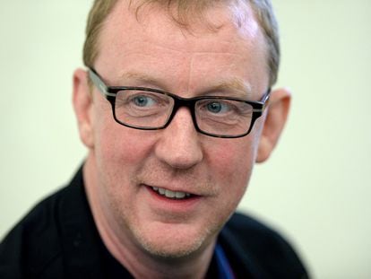 Blur's Dave Rowntree during a festival presentation in London