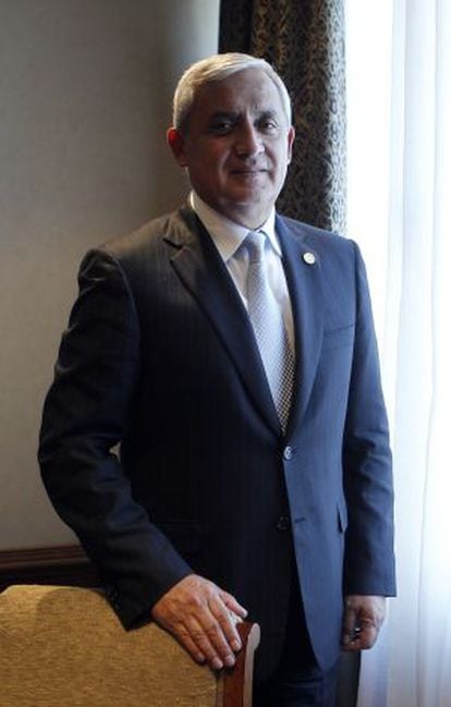 Guatemalan President Otto Pérez Molina in Madrid last week.