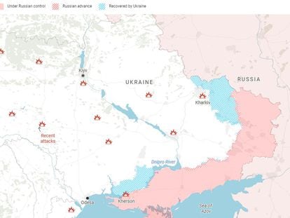 The Ukraine war in maps | Russia launches largest missile attack of the conflict against key infrastructure