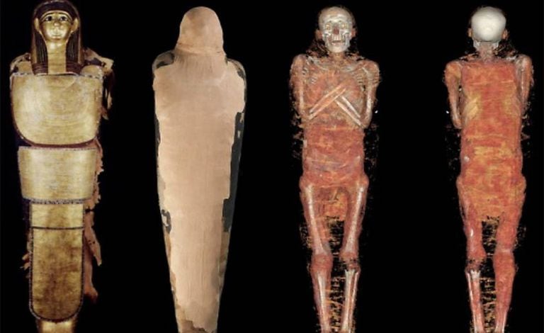 The mummy of Nespamedu had a CT scan in 2016.