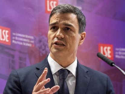 PSEO leader Pedro Sánchez.
