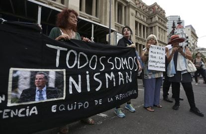 A public rally held for Alberto Nisman earlier this month.