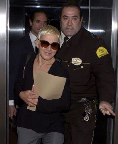 Ana Torroja arrives in court on Wednesday.