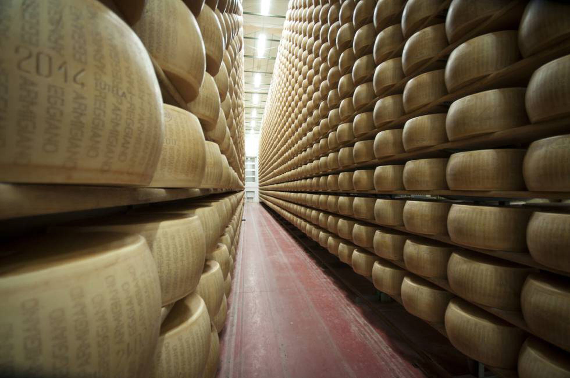 This Bank In Italy Holds Almost Half A Million Wheels Of Cheese