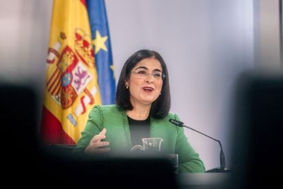 Spanish Health Minister Carolina Darias, pictured earlier this week.