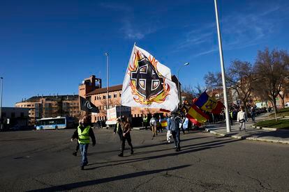 The neo-fascist march in Madrid on February 13.