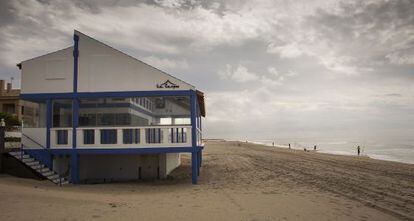 La Carpa bar, which is located on the sands of the Matalascañas beach.