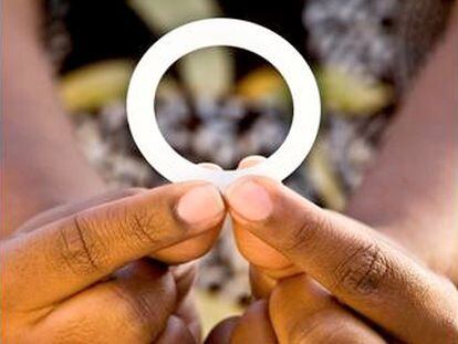 Ring that protects against HIV in South Africa. Image courtesy of IPM South Africa.
