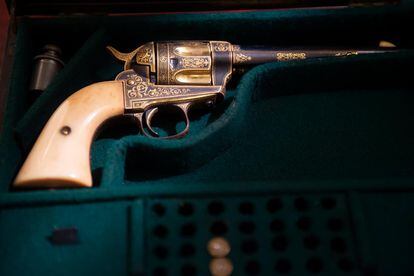 The pistol of the revolutionary caudillo of Mexico, leader of the Northern Division, Francisco Villa.