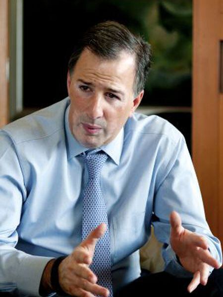 José Antonio Meade Kuribreña, pictured during the interview.