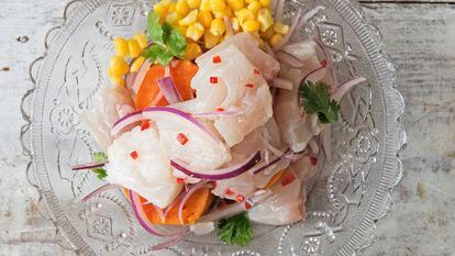 Classic ceviche. Image of the interior of Peru, by Gastón Acurio (Editorial Phaidon).