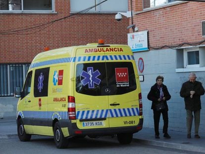 Carlos III Hospital in Madrid, where one of the patients from Torrejón de Ardoz was transferred.