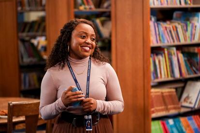 This image released by ABC shows Quinta Brunson in a scene from 'Abbott Elementary.'