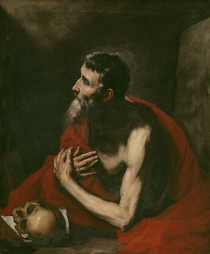 Saint Jerome, painted by José de Ribera in 1644.