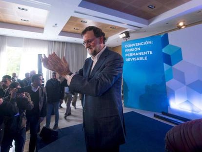 Spanish PM Mariano Rajoy in Córdoba on Sunday.