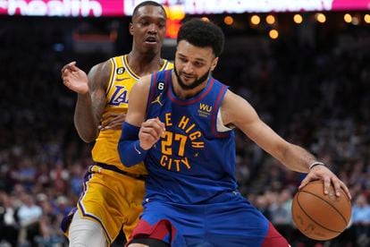 Denver Nuggets guard Jamal Murray (27) drives against the Los Angeles Lakers during the second half of Game 1 of the NBA basketball Western Conference Finals series, Tuesday, May 16, 2023, in Denver.
Associated Press/LaPresse
Only Italy and Spain