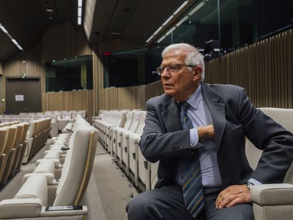 Josep Borrell at the European Council.