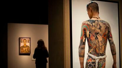 A tattoo exhibition in Spain.