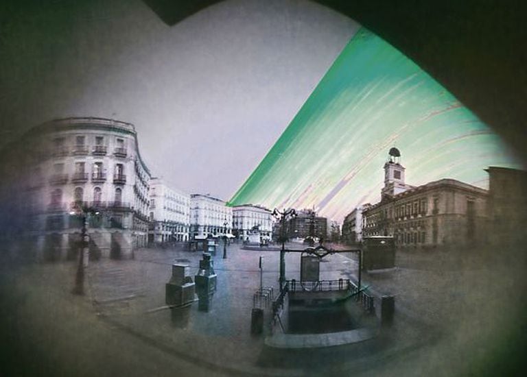 Madrid’s Puerta del Sol, around the time of the 2011 winter solstice.