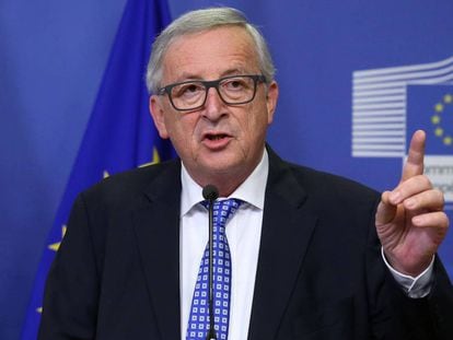 Jean Claude Juncker, president of the European Commission, in Brussels, April 12.