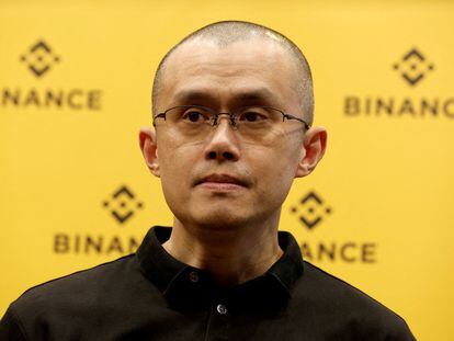 Changpeng Zhao, founder and chief executive officer of Binance, attends a conference in Paris, France, on June 16, 2022.