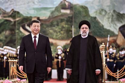 Xi Jinping and Ebrahim Raisi