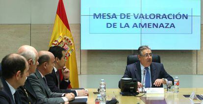 Interior Minister Juan Ignacio Zoido at Thursday's counter-terrorism meeting.