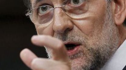 Prime Minister Mariano Rajoy in Congress on Wednesday.