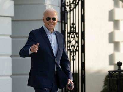 The president of the United States, Joe Biden, this Tuesday at the White House.