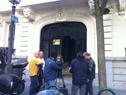 The search at the home of Oleguer Pujol’s business partner Luis Iglesias.