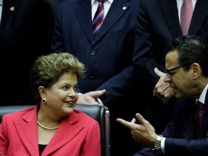 President Rousseff in Parliament last week. 