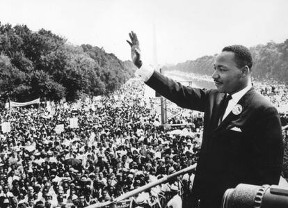 Martin Luther King, when he gave his famous 'I have a dream' speech.