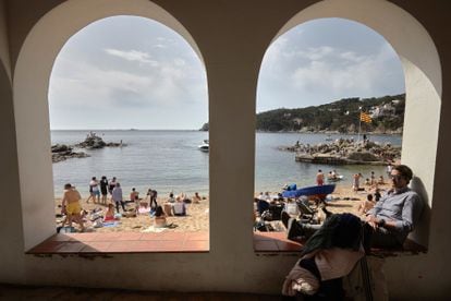 Easter Friday in Calella de Palafrugell, in Catalonia's Girona province, a traditional magnet for visitors from Barcelona. 