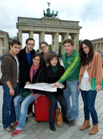 From left to right: Miguel &Aacute;ngel, Ignacio, Esther, Sara, Irene, Andr&eacute;s and marina.