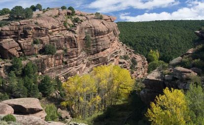 Pinares de Rodeno, protected area close to the village of Albarracín in Teruel.