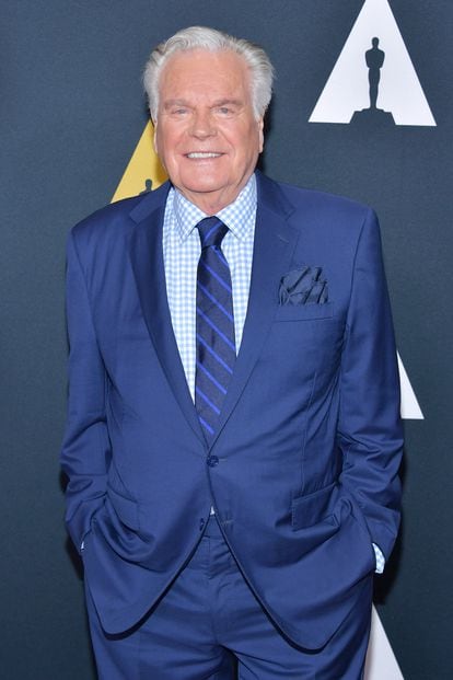 Robert Wagner in one of his last public appearances, in 2019.