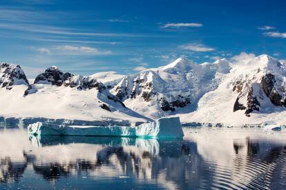 Plutonium from nuclear bombs has reached Antarctica.  The ice of the Palmer Archipelago on the Antarctic Peninsula is a candidate for the site with the clearest signs of the beginning of the Anthropocene. 