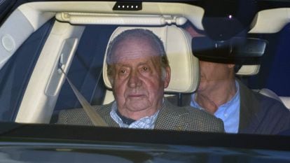 Emeritus king, Juan Carlos I, in January.