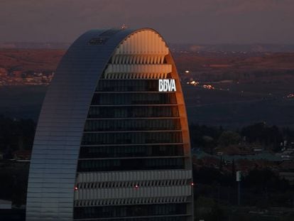 BBVA building in Madrid.