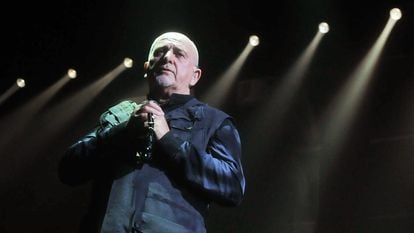 Peter Gabriel, during a concert at Wembley Arena (London) in 2014.