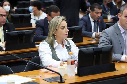 Brazilian deputy Katia Sastre in the Chamber of Deputies.