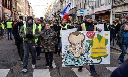 A “Yellow Vest” demonstration in Nancy, France.