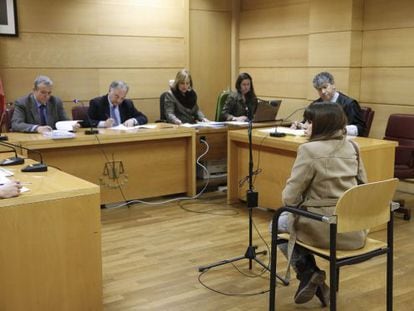 Alba Gonz&aacute;lez Camacho in court on Tuesday. 