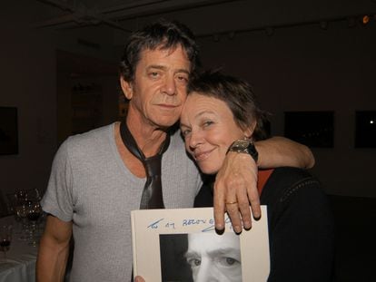 Lou Reed and Laurie Anderson in New York City in 2005.